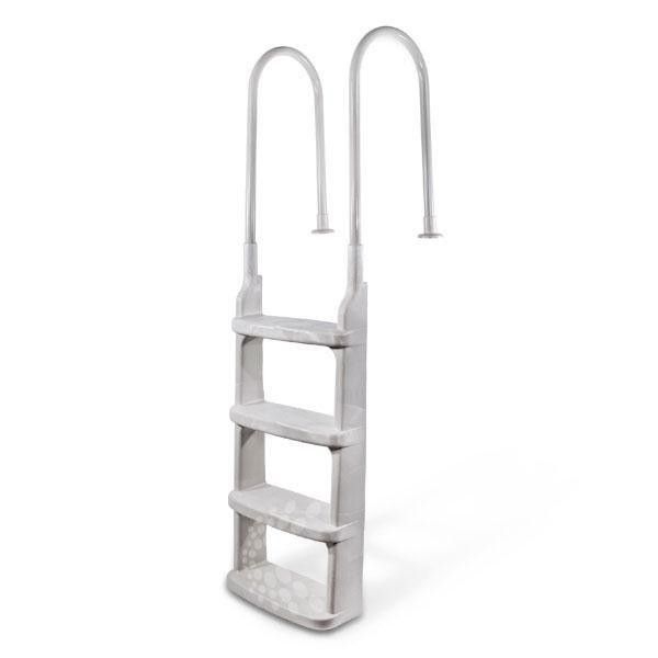Main Access 200200 Easy Incline Pool Deck Ladder White