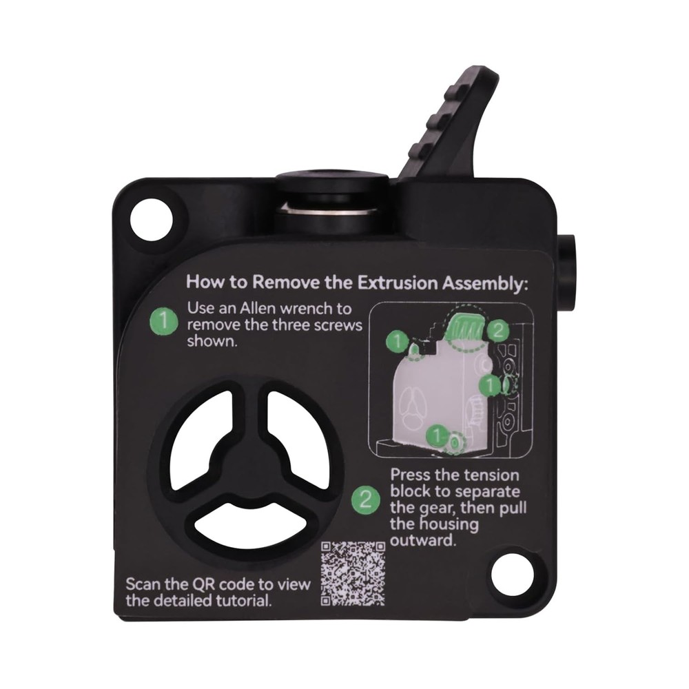 Creality K2 Plus Extruder Kit Front Cover, 3D Printer Part Front...