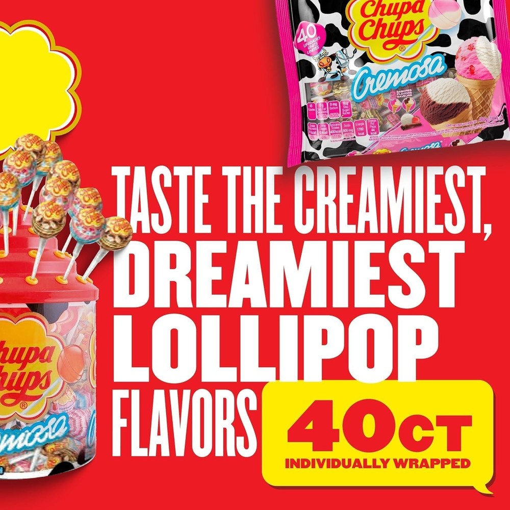 Cremosa Lollipop Assortment, Two Ice Cream Flavors, Easter Candy, Easter Bask...