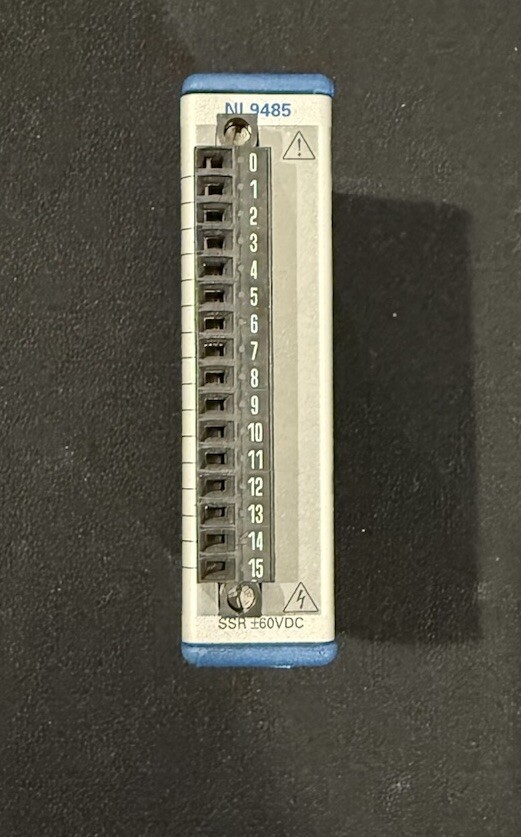 NI 9485 C-Series Module. 8 CH, Solid State Relay Switch Module. 60VDC/30Vrms