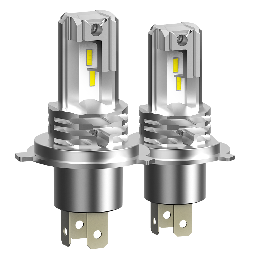 AUXITO Combo 2 H4 9003 LED Headlight Kit Bulbs High Low Beam Super White 60000LM