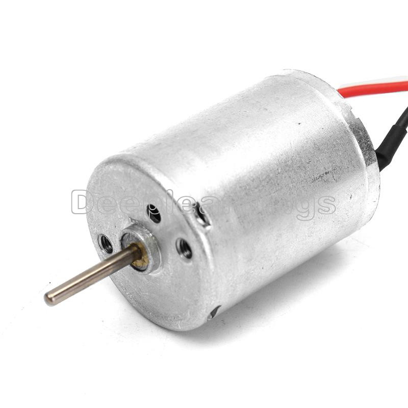 DC Micro Motor Small LED lights Vertical Axis Wind Turbine Generator Blades DP