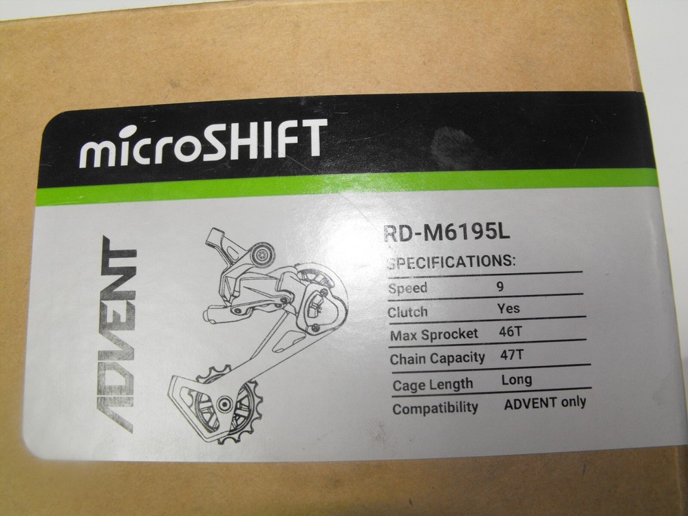 Brand New MICRO SHIFT Advent Derailleur
