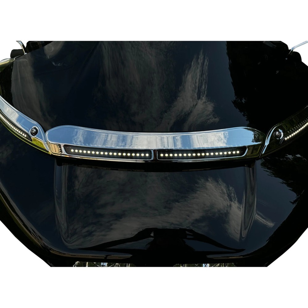 CUSTOM DYNAMICS 2040-3231 CD-RG-CV-W-C Windshield Trim - LED Windshield Trim -