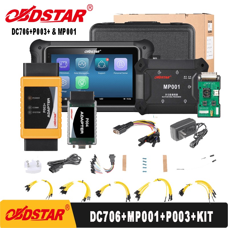 OBDSTAR DC706 EC.U Clone Tool Full Version Plus P003+ and MP001 Set Programmer