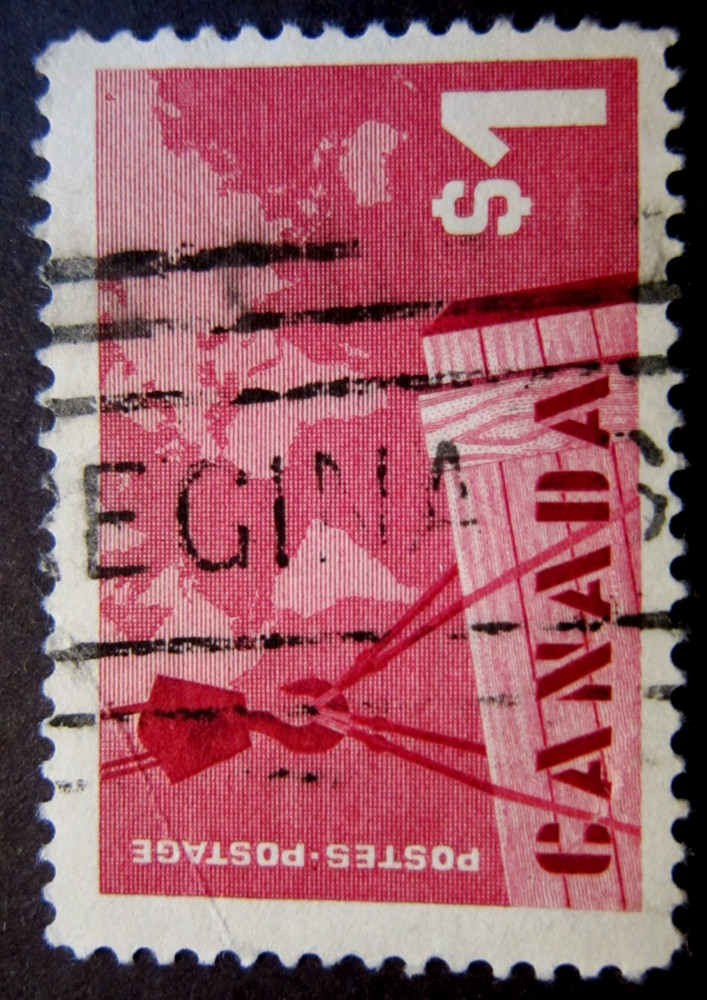 Canada #411 Roller CancelRegina, SK  {ebhs152}