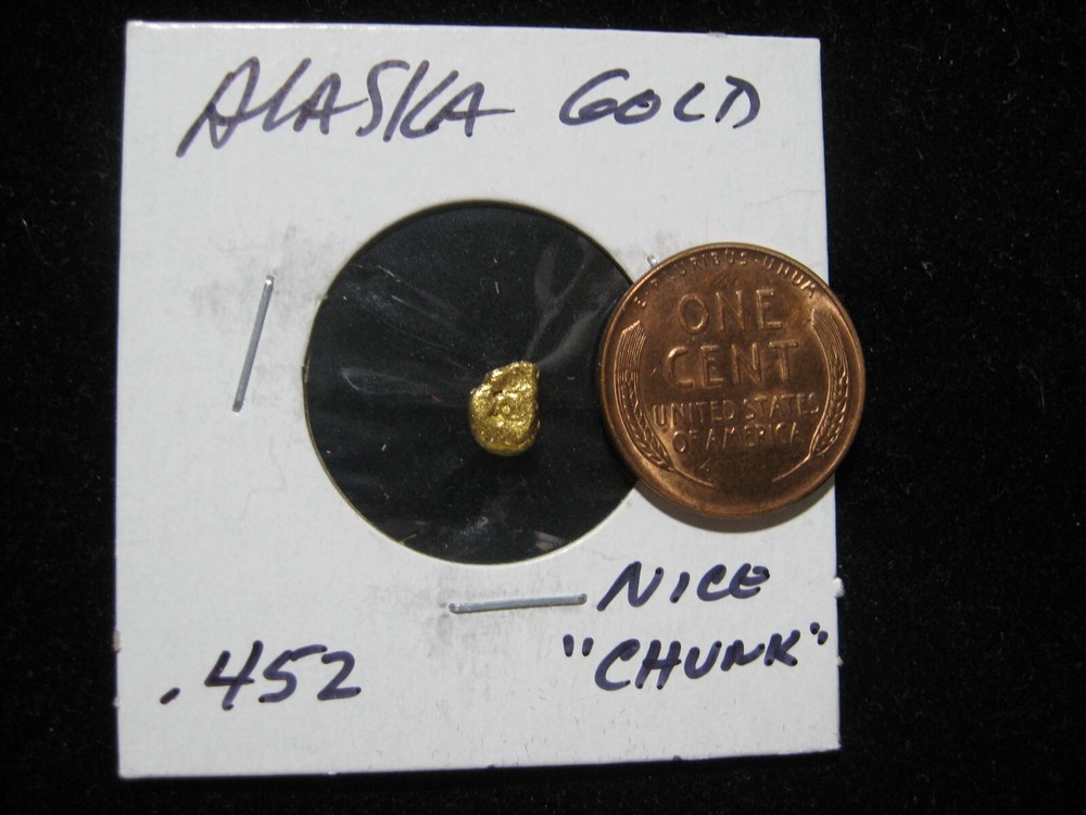 ALASKA GOLD NUGGETS .452 GRAM