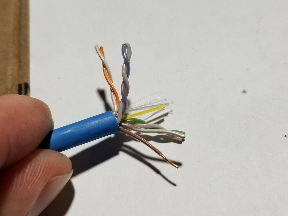 Siemon 9C6P4-E3-06 23/4P System 6 Cat6 UTP Plenum Network Cable Blue /100ft