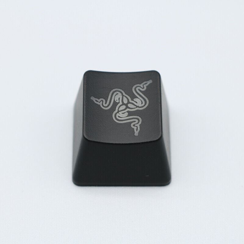 2pcs Razer Logo Black Backlit ABS Keycap R4 ESC Replacement