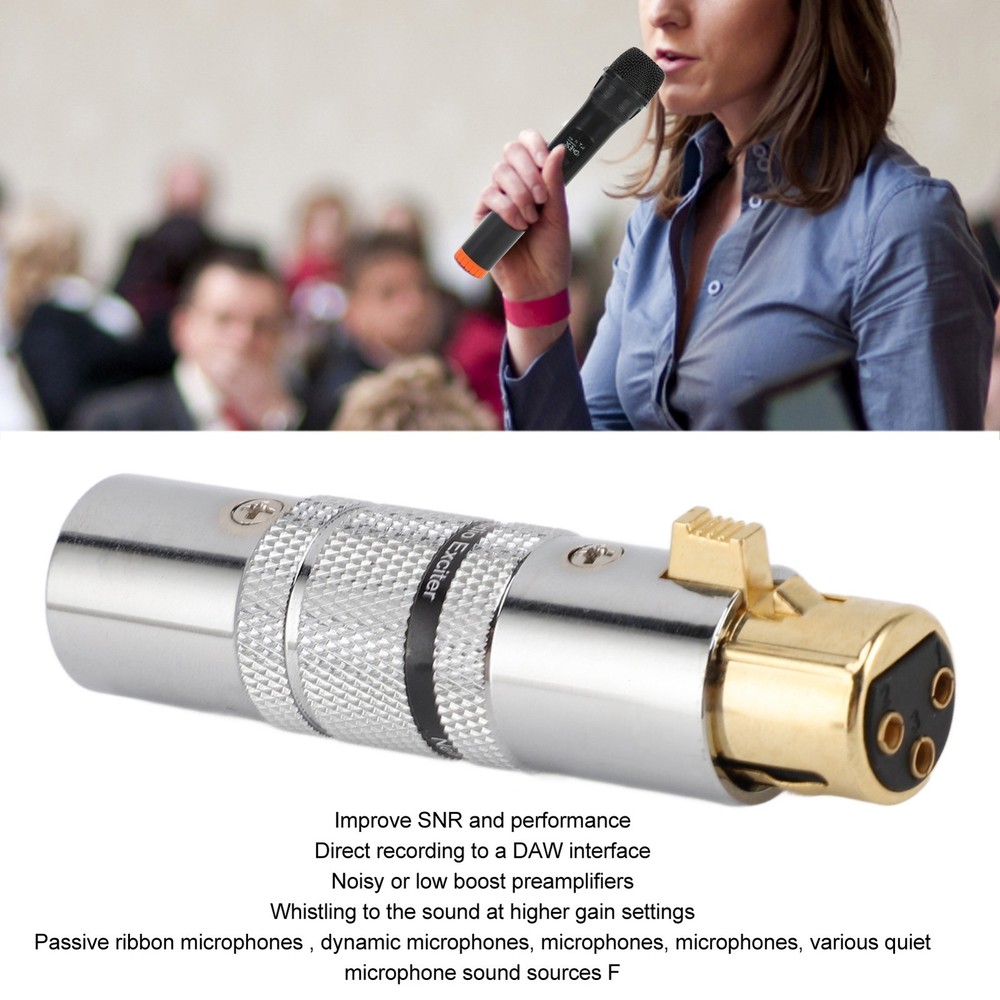 Inline Microphone Preamplifier Mic Preamplifier For Recording Studio Kit Part