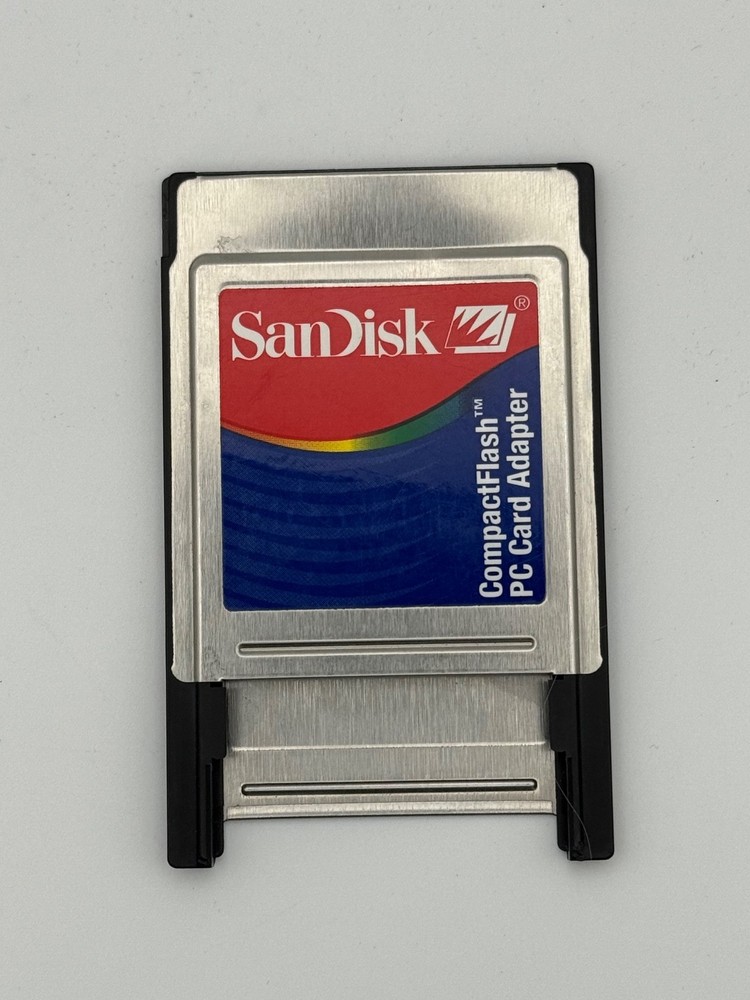Sandisk PC Card Adapter for CF Compact Flash Memory Cards