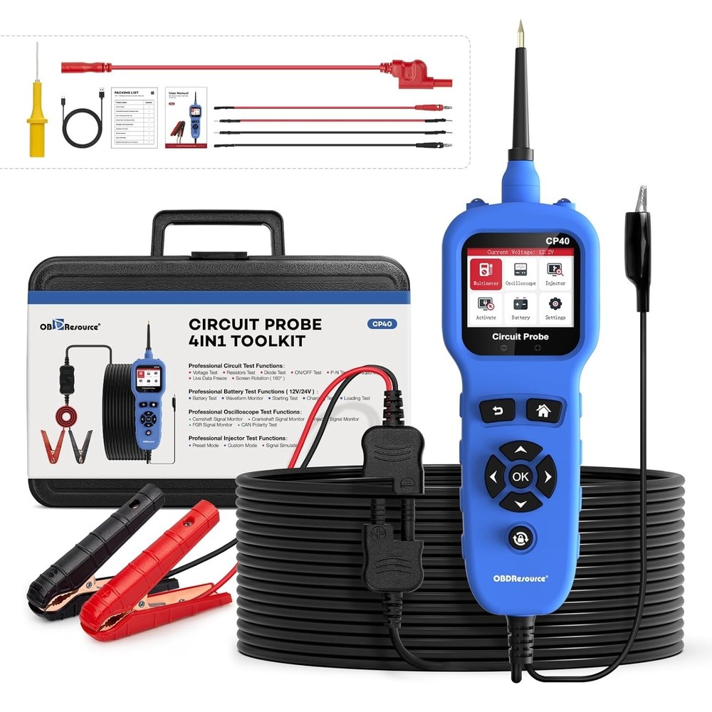 OBDResource PowerScan Circuit Tester Electrical Diagnostic Power Probe 12V/24V