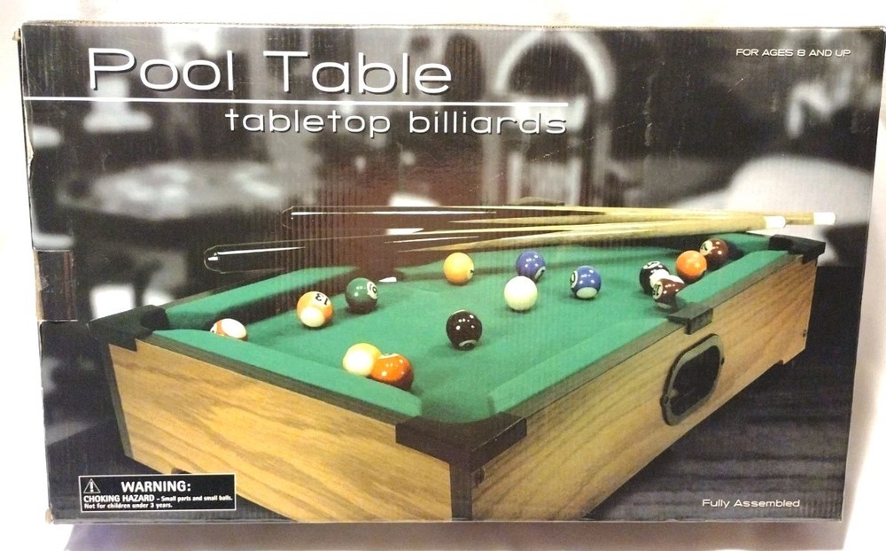 Westminster Tabletop Billiards Pool Table With Accessories B2