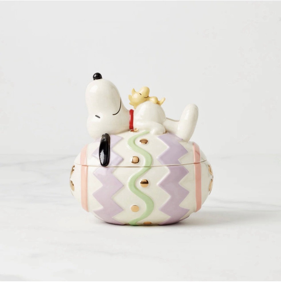 Lennox Snoopy Easter Candy Dish