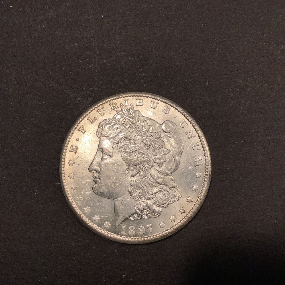 1897-S Silver Morgan Dollar BU