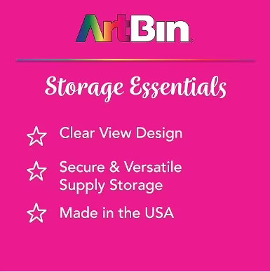 Flambeau Scrapbook Craft Storage Box Clear 1 Pack
