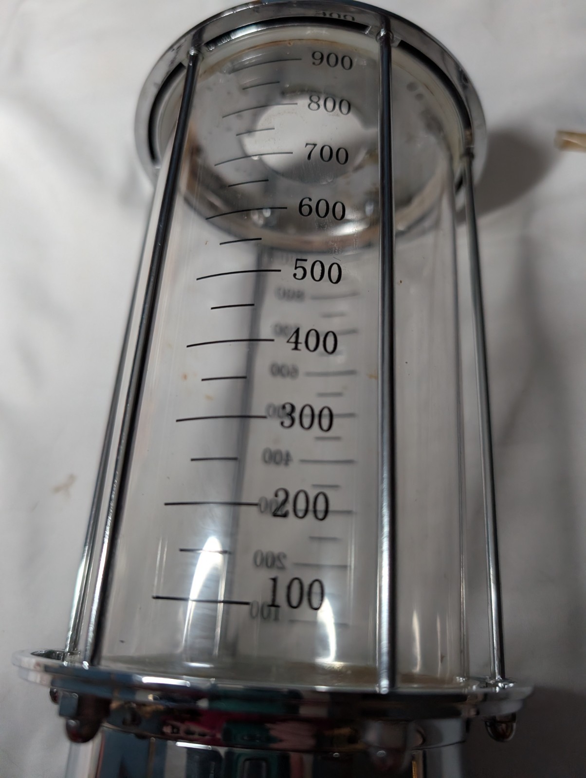 GODINGER Fill’er Up Liquor Pump GAS PUMP Liquor SILVER Beverage Dispenser 14"