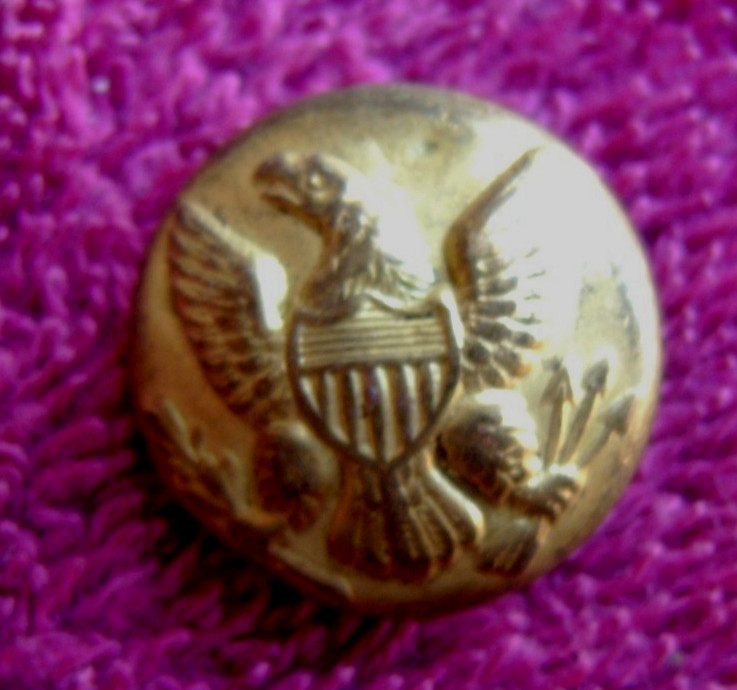 (4) NON DUG CIVIL WAR FEDERAL EAGLE COAT SIZE BUTTONS