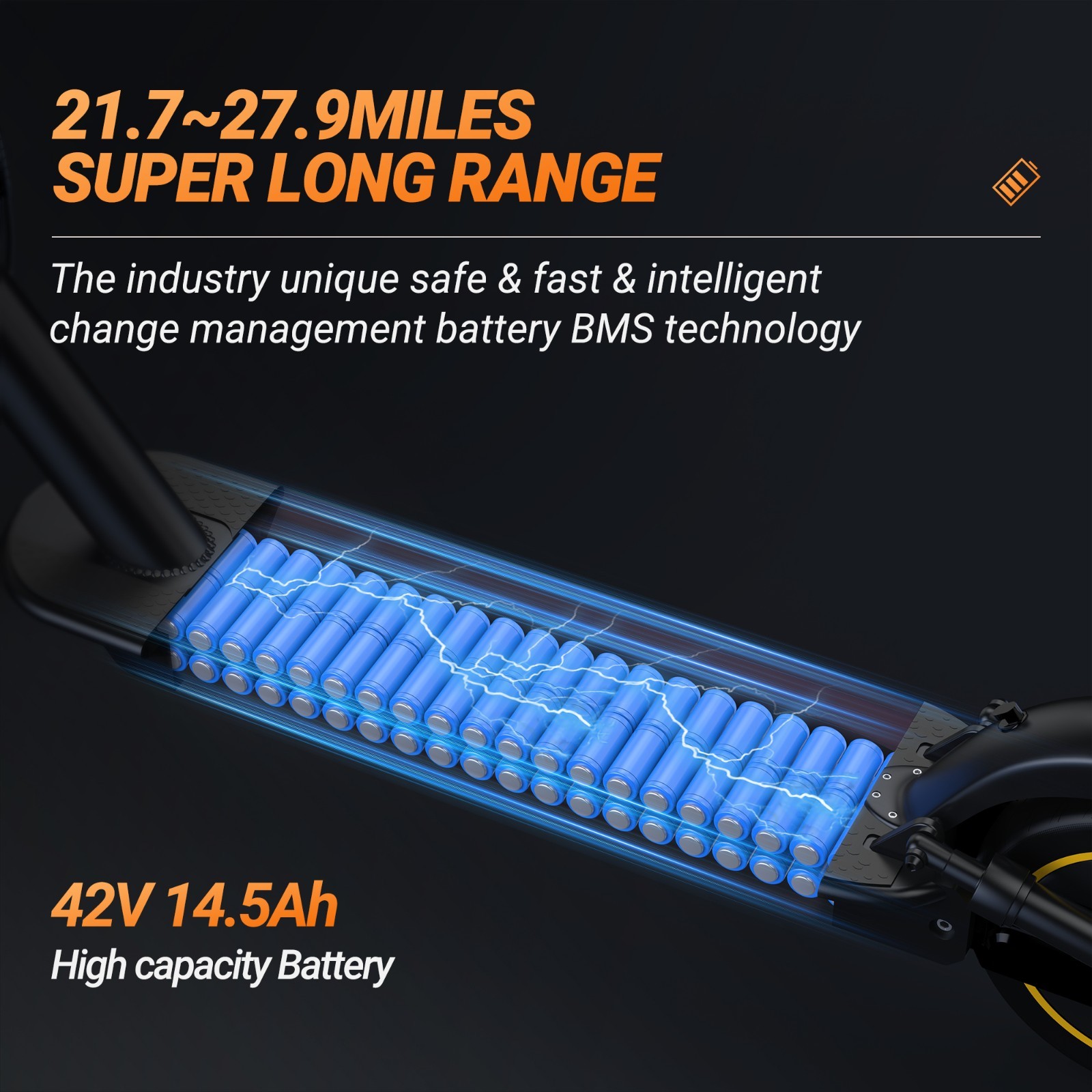 Aovopro ESMAX 500 Watts Kick Electric Scooter 14.5ah 22mph Escooter 25Miles