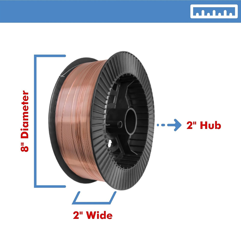 ER70S-6 .023" (0.6 mm) - 10-Lb - Mild Steel MIG Welding Wire