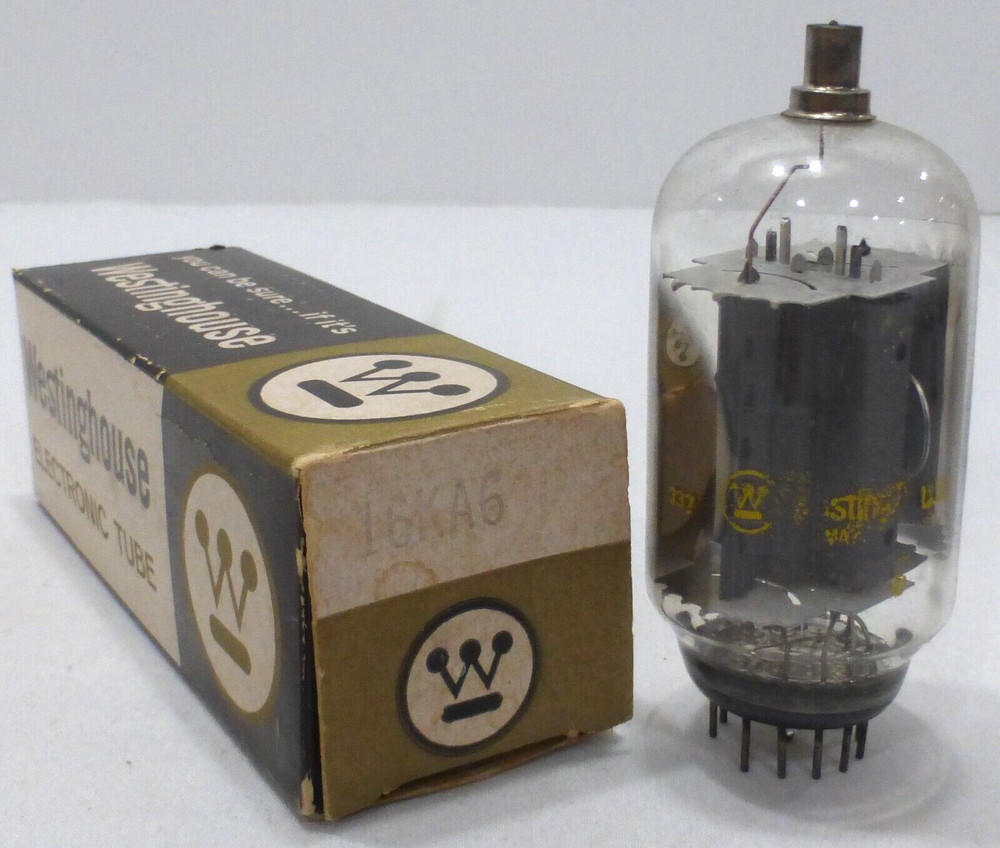 Westinghouse 16KA6 Electronic Tubes, NEW-Old Stock