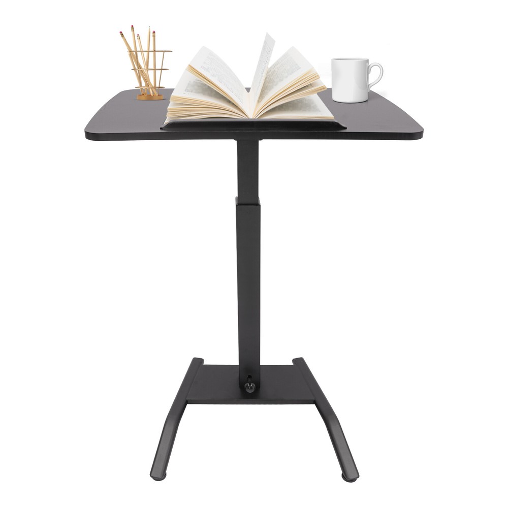 Rolling Desk Laptop Podium Desk Standing Lifting Desk Computer Table Adjustable