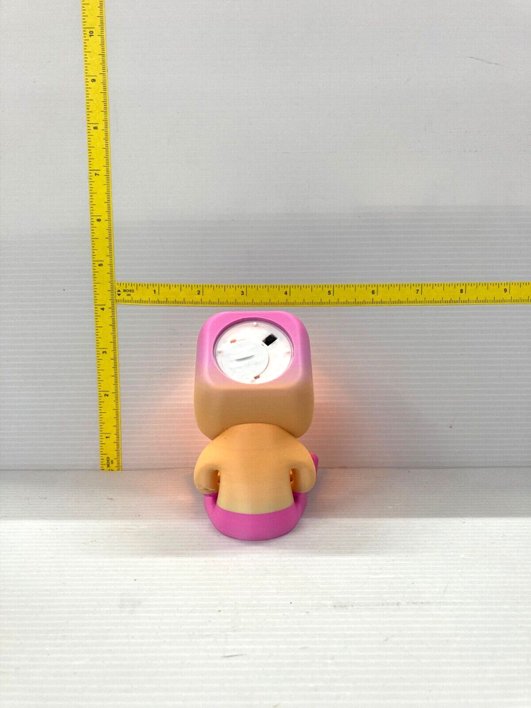 Book Reader Night Light Pink/Yellow