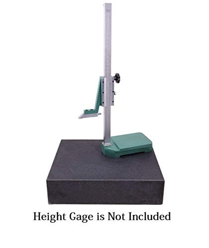 Granite Surface Plate Grade B, 12" x 9" x 3", Precision Tooling, Ledge 0, Flat S