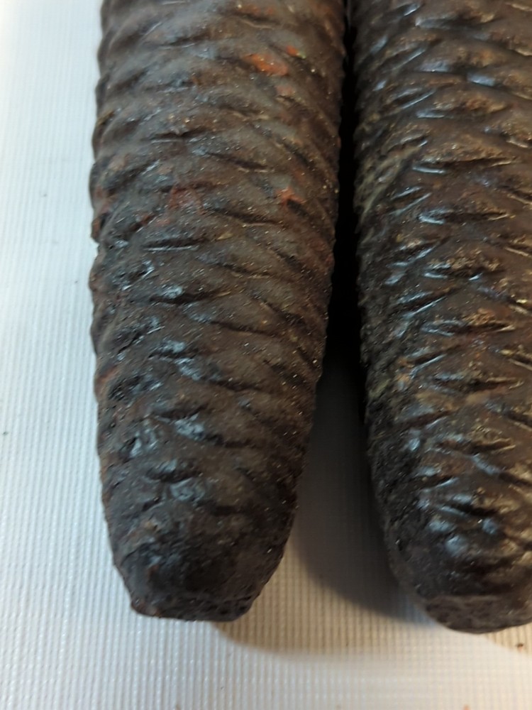 2 Cuckoo Clock Pine Cone Weights 2lb 10oz Each 7 x 2"