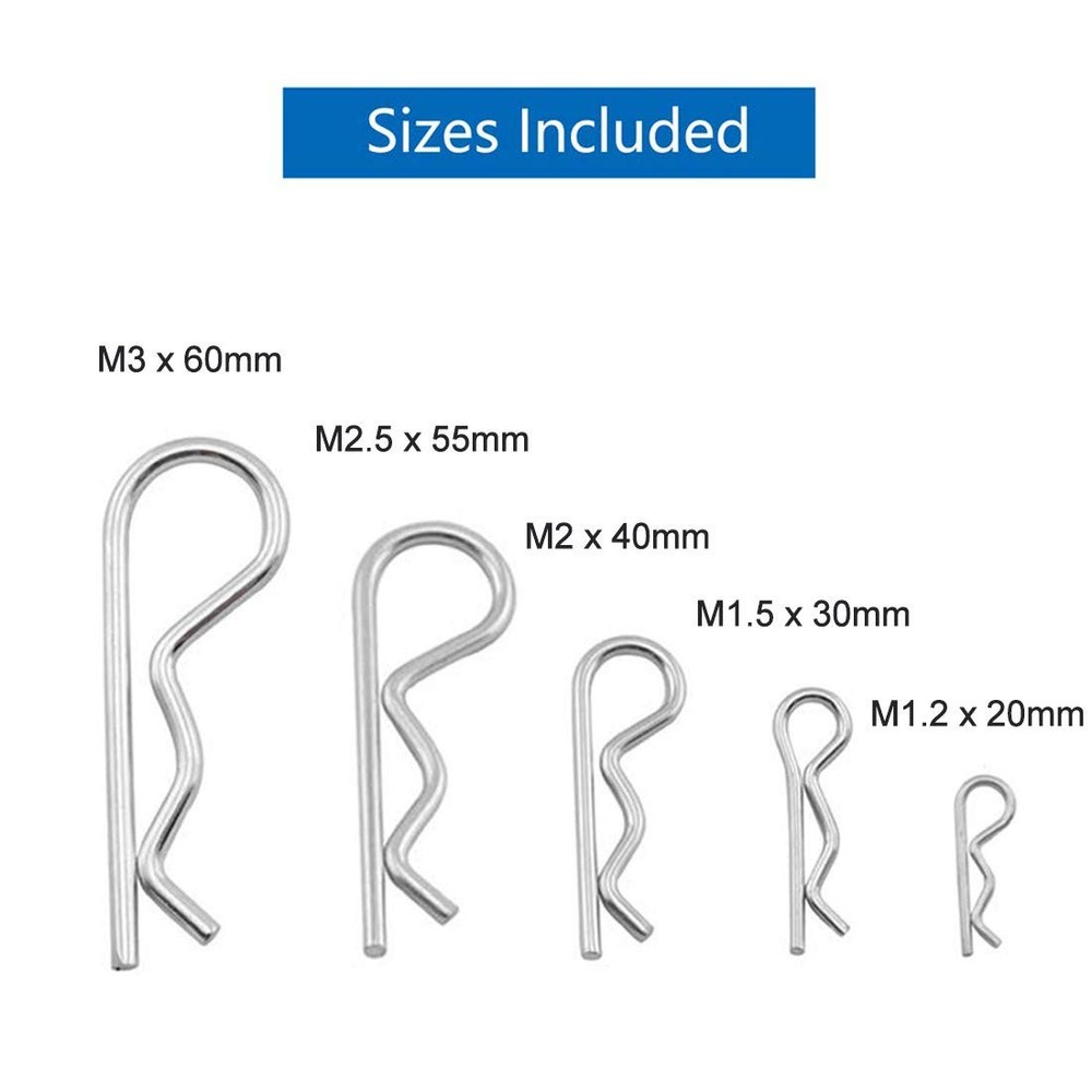 Cotter Pin and R Clip Assortment Kit