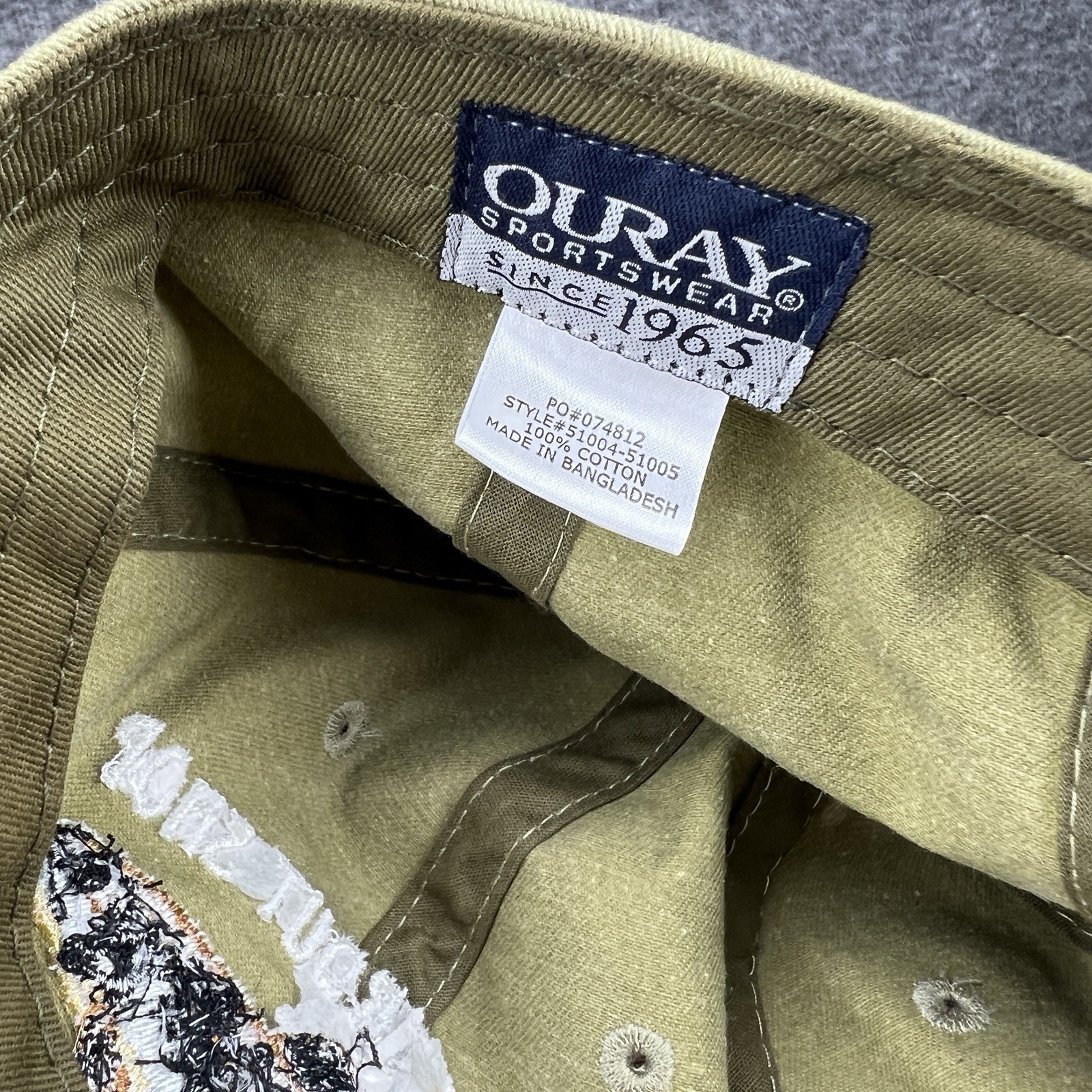 Bighorn Trout Shop Montanan Hat Cap Strapback OSFM Ouray Green Fishing