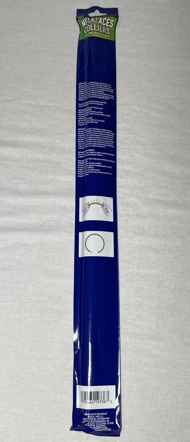 NEW! (Pack of 5) Green Glow Stick Necklaces w/ Connectors *FREE SHIPPING*