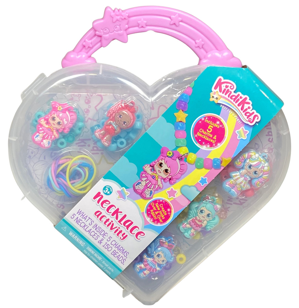 Kindi Kids Plastic Necklace Activity Set  NEW