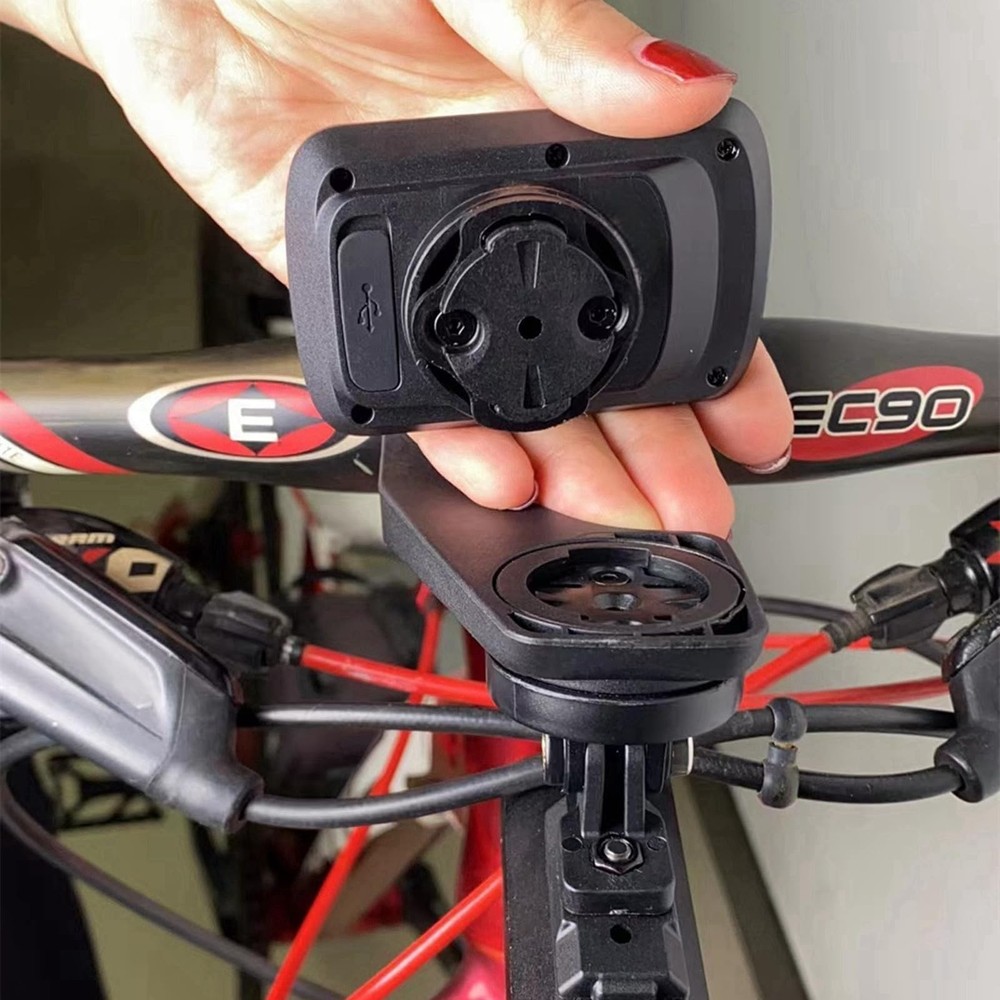 Bike Computer GPS Mount Adapter Insert Kit Back Rotate Cover Replace Compatib...