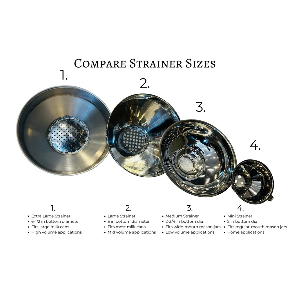 Strainer / Mini Stainless Steel Mason Jar Strainer