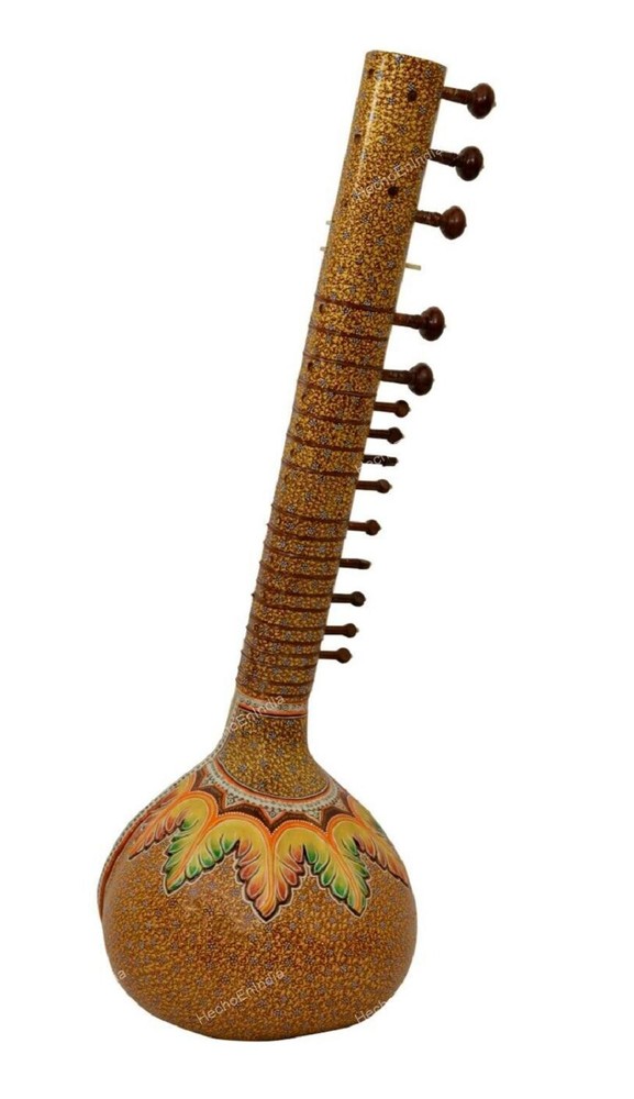 Instrument Hand Craved Work 7 Main String 9 Sympathetic String Acoustic Sitar