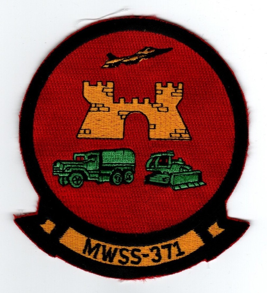 Marine Corps Wing Support Squadron MWSS 371 patch.