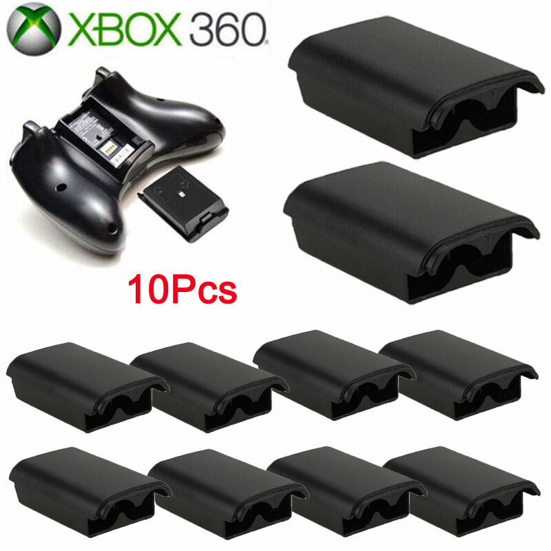 10 Pack AA Battery Back Cover Case Shell Pack For Xbox 360 Wireless Controller
