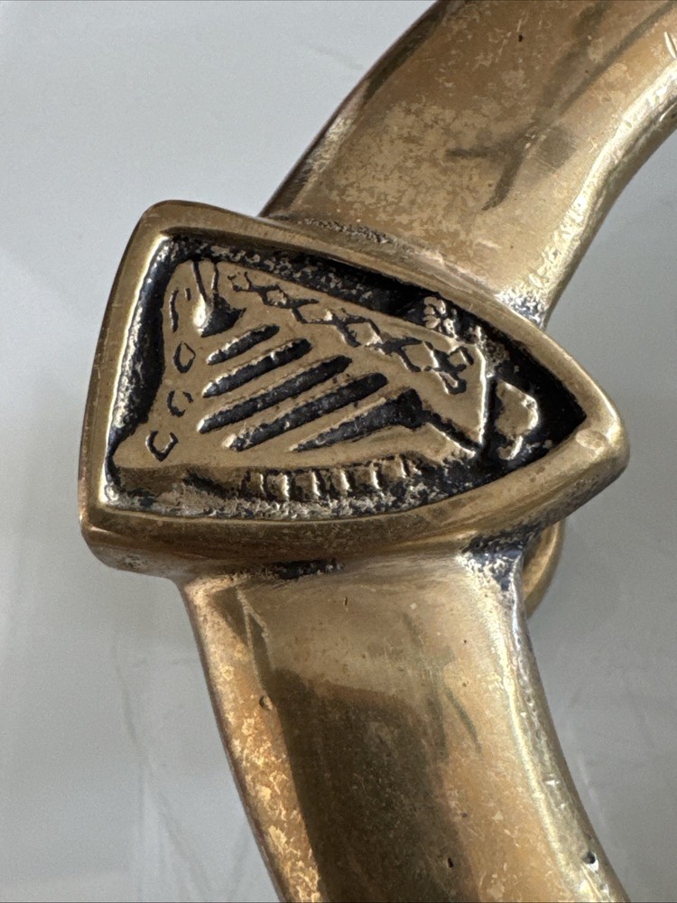 Vintage Claddagh Solid Brass Irish Door Knock