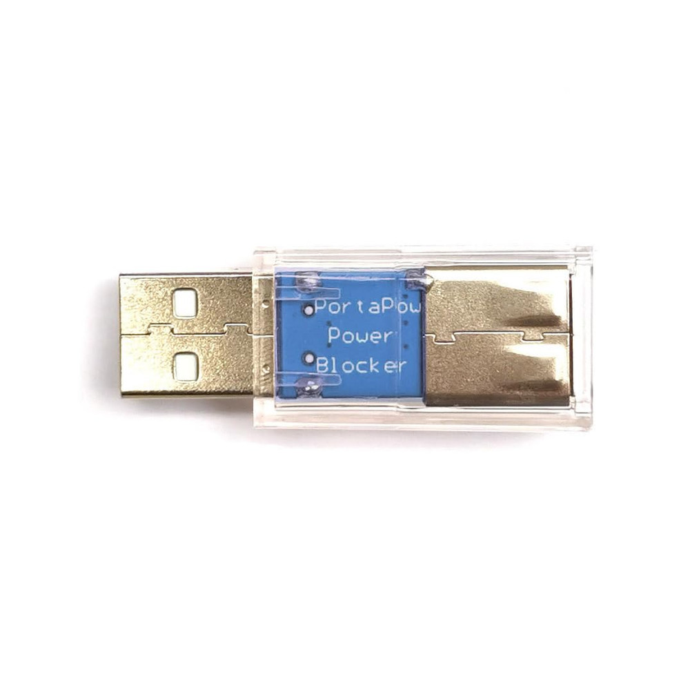 USB Power Blocker - Stops Charging, Allows Data (Single Pack)