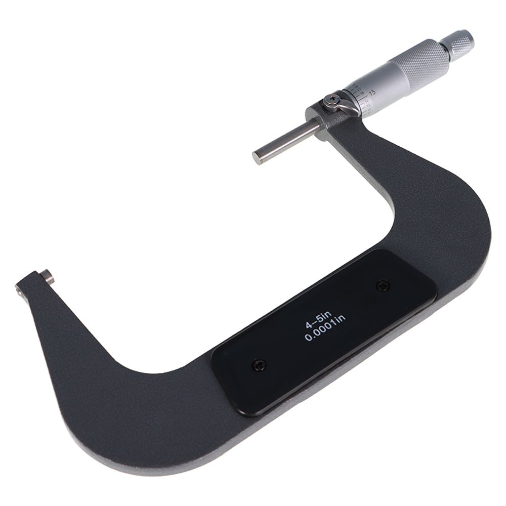 4-5" .0001" Carbide Tipped Precision Micrometer - Outside Micrometer