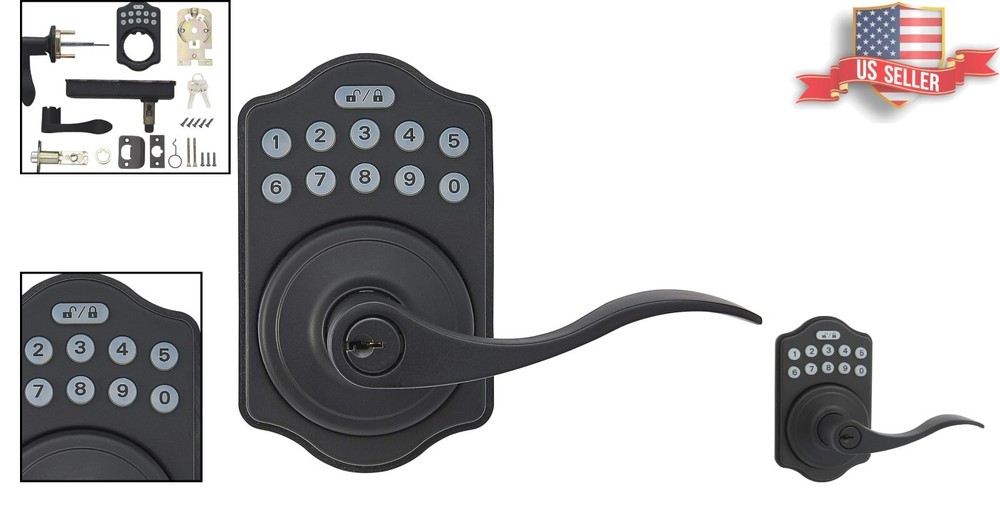 Durable ANSI Grade 3 Security Keypad Lock - Simple Programming and Installation