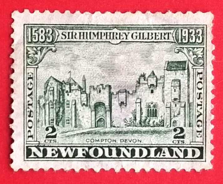 Canada Newfoundland #213 Sir Humphrey Gilbert Issue - Compton Castle Used