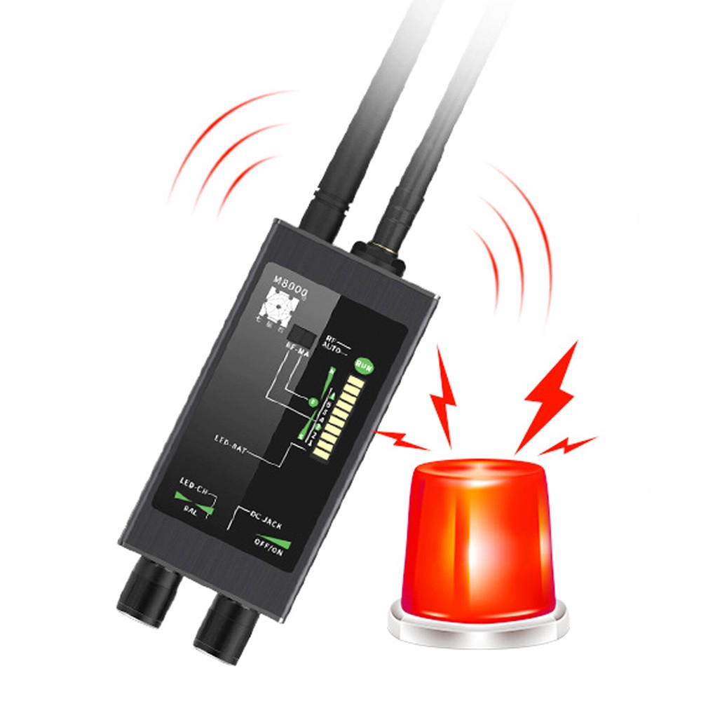 Hidden Camera Audio Tracker Scanner Anti-Spy RF Signal Detector Bug Detectors