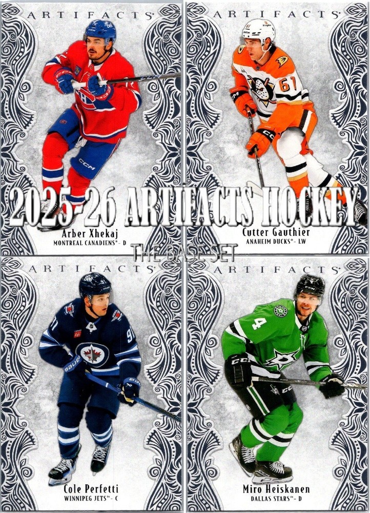 2025-26 Upper Deck Artifacts BASE CARDS #1-100 **U-Pick List**