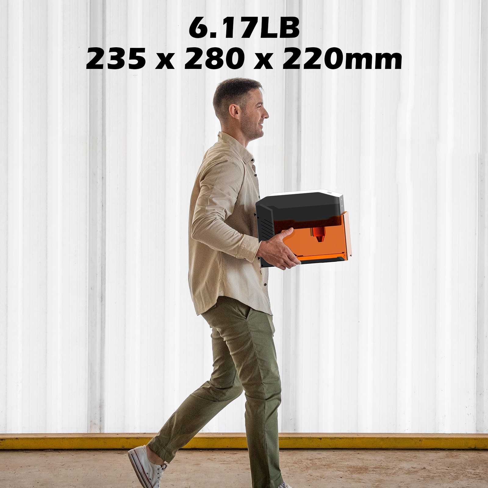 Genmitsu Kiosk Laser Engraver, 10W Power, Light Weight & Portable, APP control