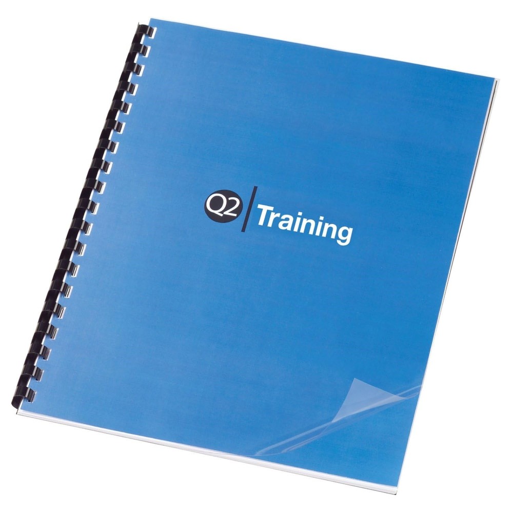 Swingline Clear View Presentation Binding System Cover 11.25x8.75 Clear 100/Box