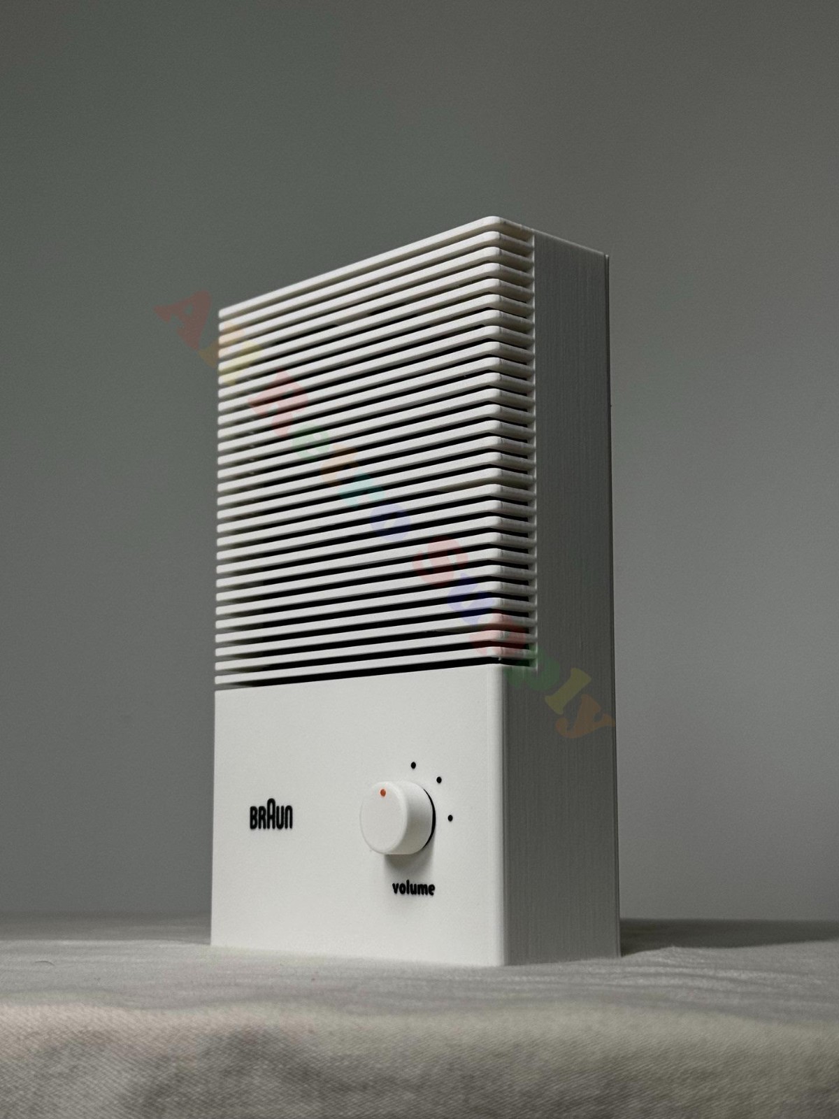 Handmade Retro Braun T3 Inspired Bluetooth Speaker-3D Print Case 100W Amplifier