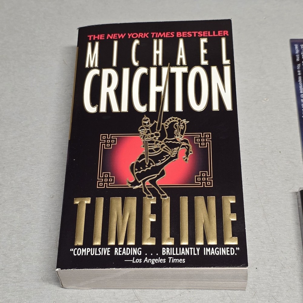 Timeline PC Game Big Box Michael Crichton Eidos Vintage Computer Game