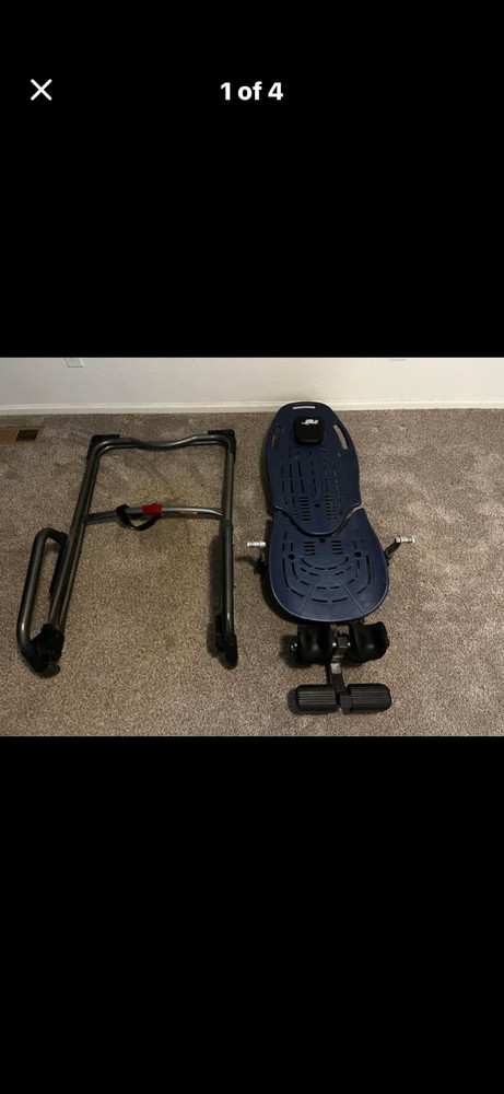 Teeter  Hang Ups Inversion Table, good condition, dark blue